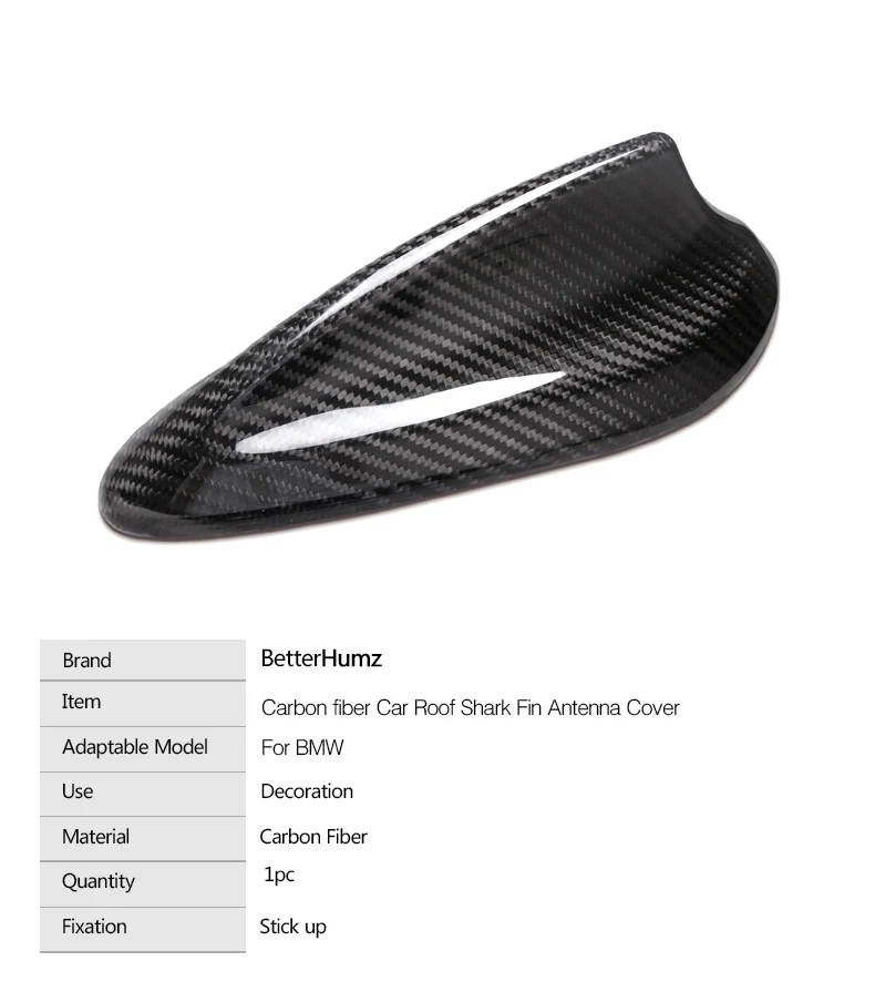 Carbon Fiber Car Roof Shark Fin Aerial Antenna Cover Car Styling For BMW E90 E92 E70 G30 F10 F20 F25 F30 M2 X4 X5 X6 Accessories