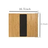 Bamboo Sofa Arm Tray Table Arm Rest Protector Universal Drink Holder Table Couch Flexible Sofa Tray Couch arm Table for snack 6