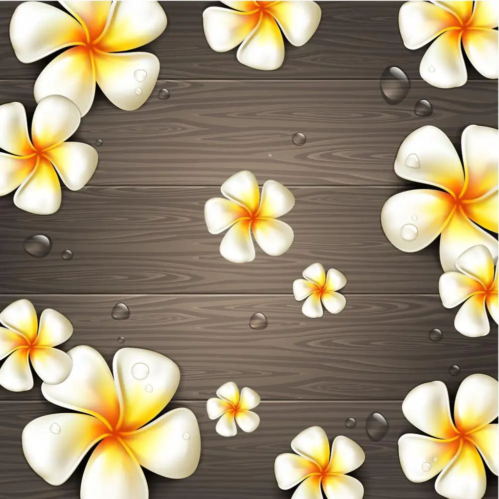 Украшение дома 3D занавеска деревянная доска цветы для гостиной спальни