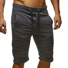 Yiwa мужские шорты летние дышащие повседневные тренировочные шорты для улицы Фитнес Спорт Бег Средние Брюки Спорт Досуг