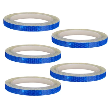 

5pcs Reflective Sticker Stylish Decorative Sticker Bike Sticker for Night Outdoor