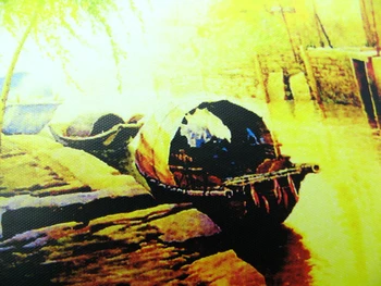 

Water Painting Ink Painting Beautiful Southern Town Postcard Collection Art Lenticular Recycled Recordable 150*100mm10pcs