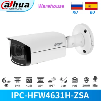 

Dahua IP Camera 6MP 5X Zoom PoE Security Outdoor Build-In MiC IPC-HFW4631H-ZSA IP67 CCTV Surveillance With SD Card Slot Onvif