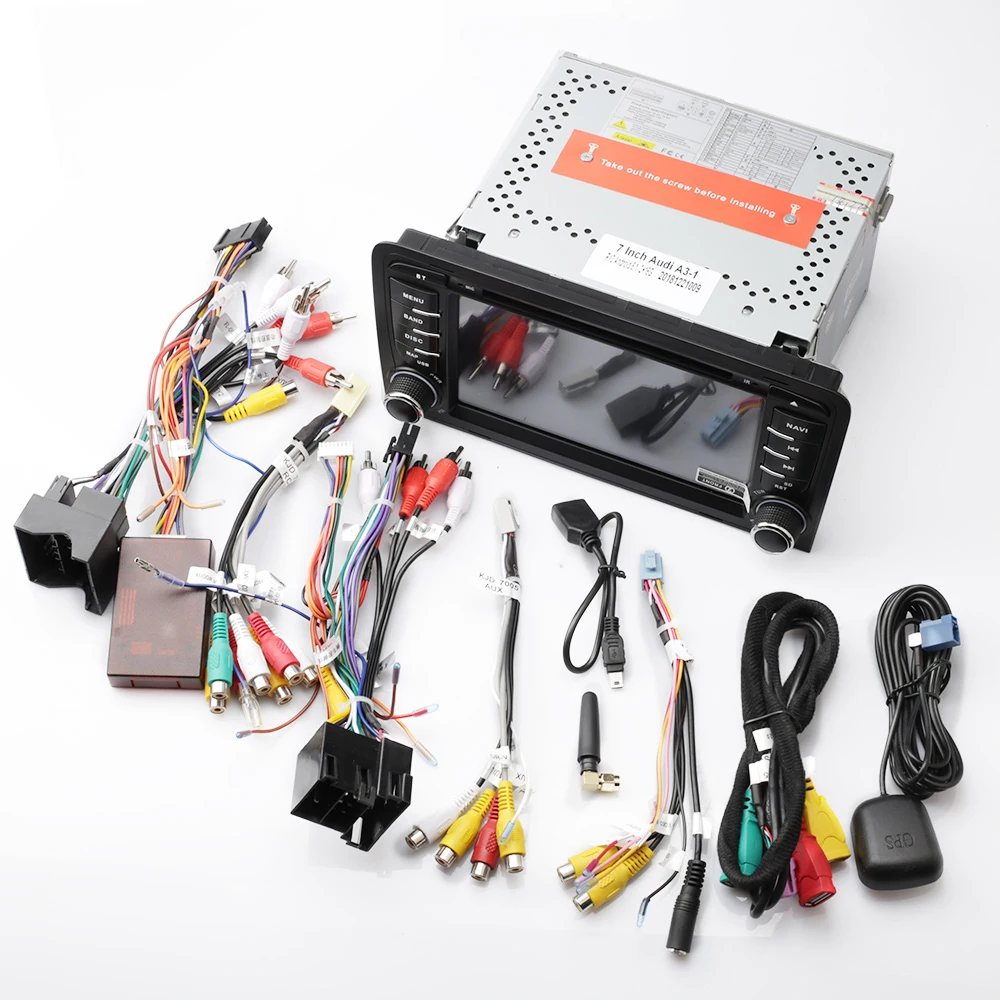 Discount Car Multimedia Player GPS Navigation Android for Audi A3/S3 Auto Radio 2 Din Central Headunit Bluetooth Rear View Camera Screen 5