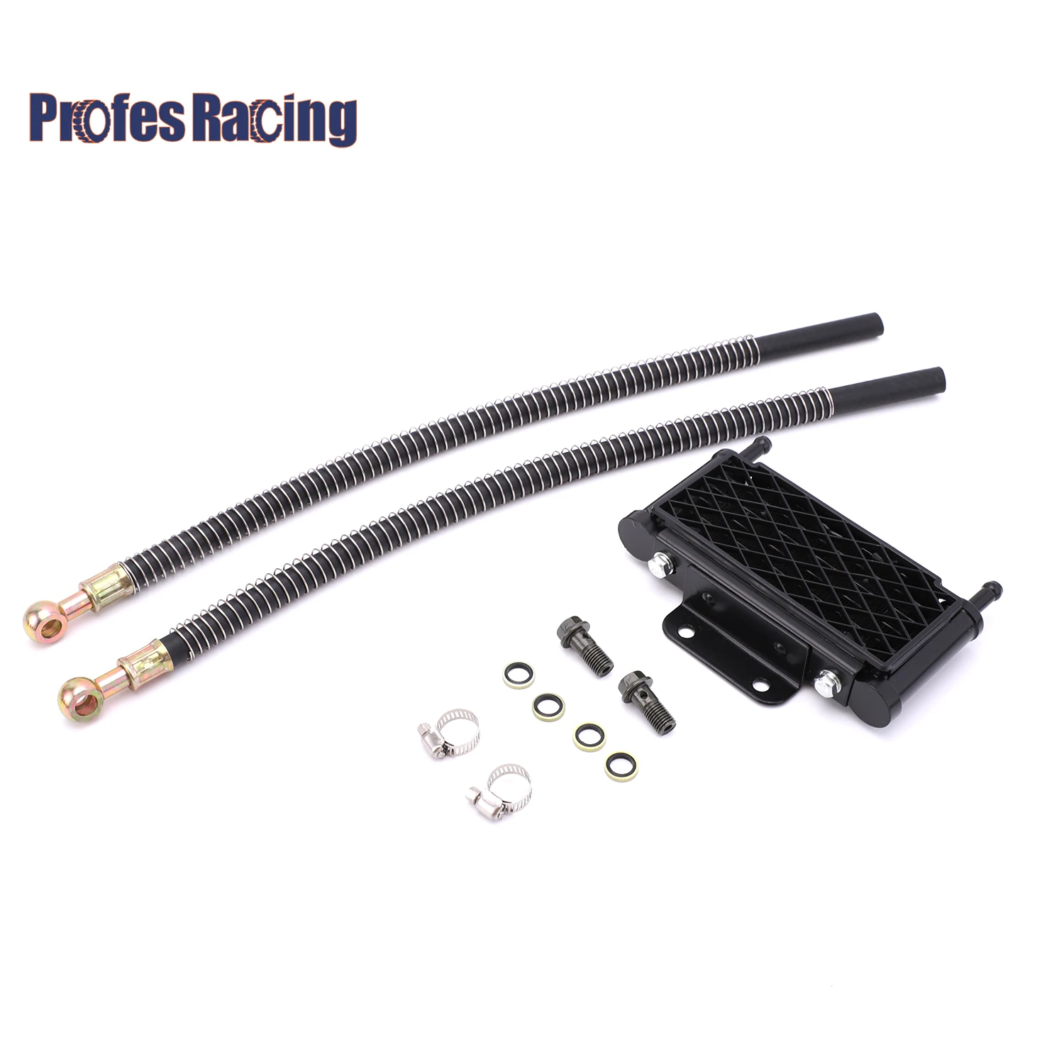 

Universal Motorcycle Oil Radiator Mini Oil Cooler Kit For Motocross Monkey 125 Kayo 50 70 90 110 125cc Engine ATV Dirt Pit Bike