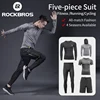 ROCKBROS Running Sets Men s Sport Suits Quick Dry Sweat absorbent Sports Joggers Tracksuits Compression Sport