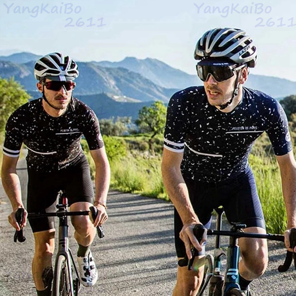 Peloton paris CLUB BLACK DOMESTIQUE JERSEY SS 2020 latest cycling jersey men MTB performance cycle wear Sport bike racing shirt