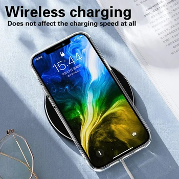 Ultra Thin Clear Case For iPhone 13 12 11 Pro XS Max XR X Soft TPU Silicone For iPhone 12 Mini 6 7 8 Plus Back Cover Phone Case 6