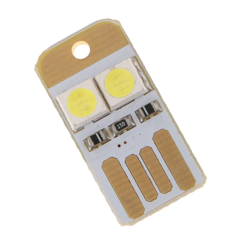Portable USB LED Night Light Bright Mini Keychain Camping Car Lamp Module Home Decoration Emergency Security Lighting