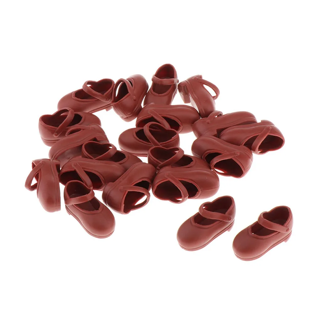 10 Pairs 1/6 BJD Shoes Sneakers Outfits for 12inch Blythe Licca Azone for DOD Dollfie Ball Jointed Doll Clothing