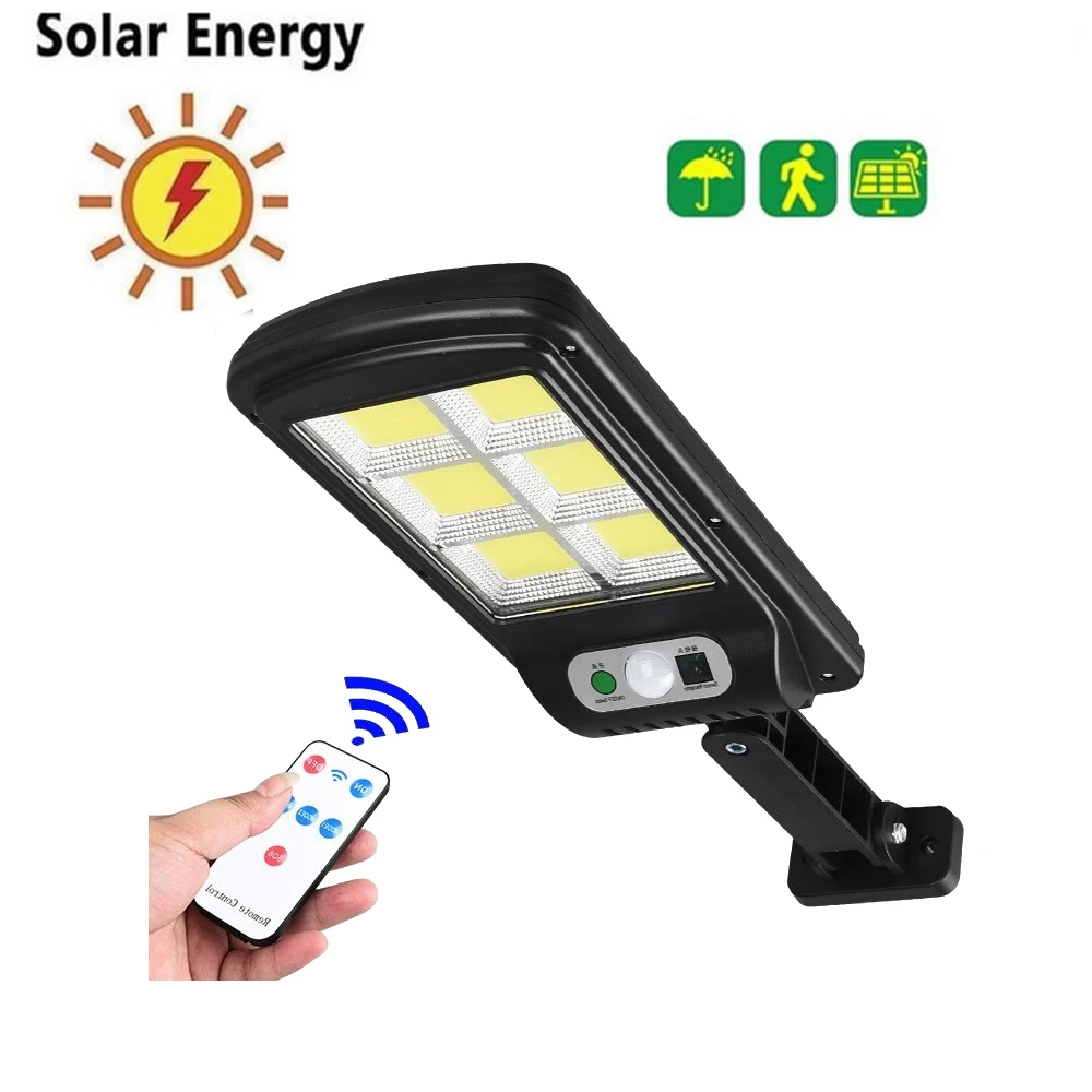 

Solar light lamp floodlight reflector LED PIR Motion Sensor Powered Street Garden Outdoor Energy Waterproof IP65 Wall remote con