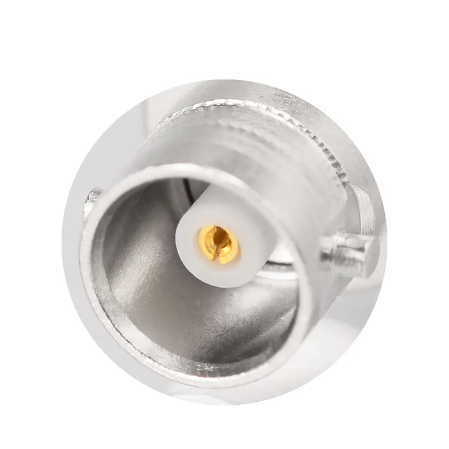 Superbat Mini BNC 75ohm Crimp Female Straight Bulkhead RF Coaxial Connector for RG179 Cable Telecommunications Network Equipment