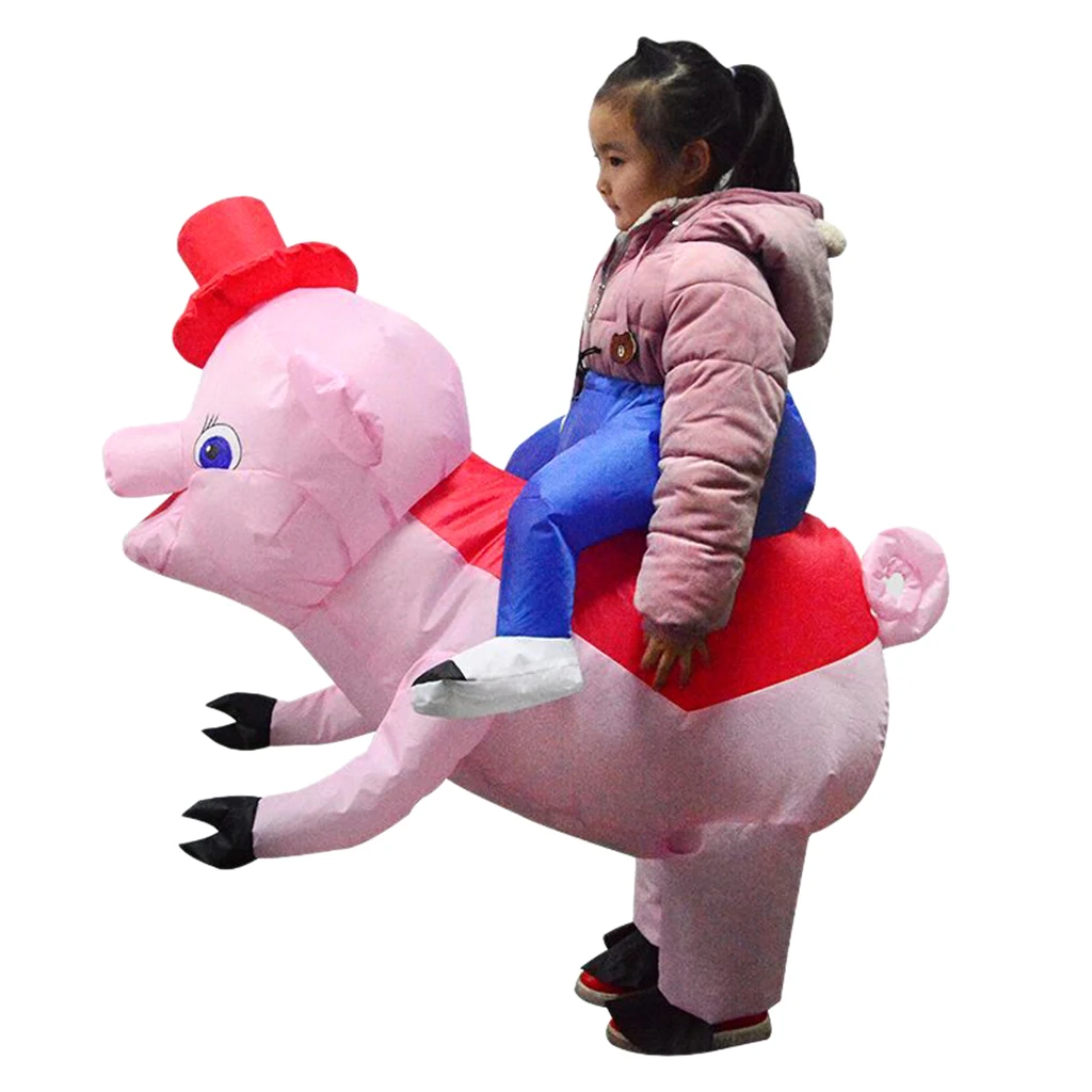 Piggy Inflatable Masquerade Jumpsuit Costume Christmas Party Fancy Dress