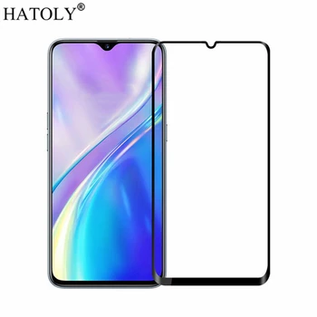 Перейти на Алиэкспресс и купить Закаленное стекло Realme XT 730G, 1 шт., защитная пленка для экрана Realme X2 с полным клеем, стекло для Oppo Realme XT 730G, 3D пленка с изогнутыми краями