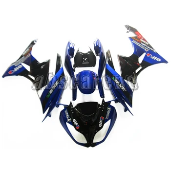 

Full Fairing Kit For Kawasaki ZX6R ZX-6R 2009 2010 2011 2012 ABS Plastic Injection Motorbike Body Frames Blue Black Elf Cowlings