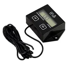 Черный счетчик для мотоцикла индуктивный счетчик часов велосипед Индуктивный тач/счетчик часов