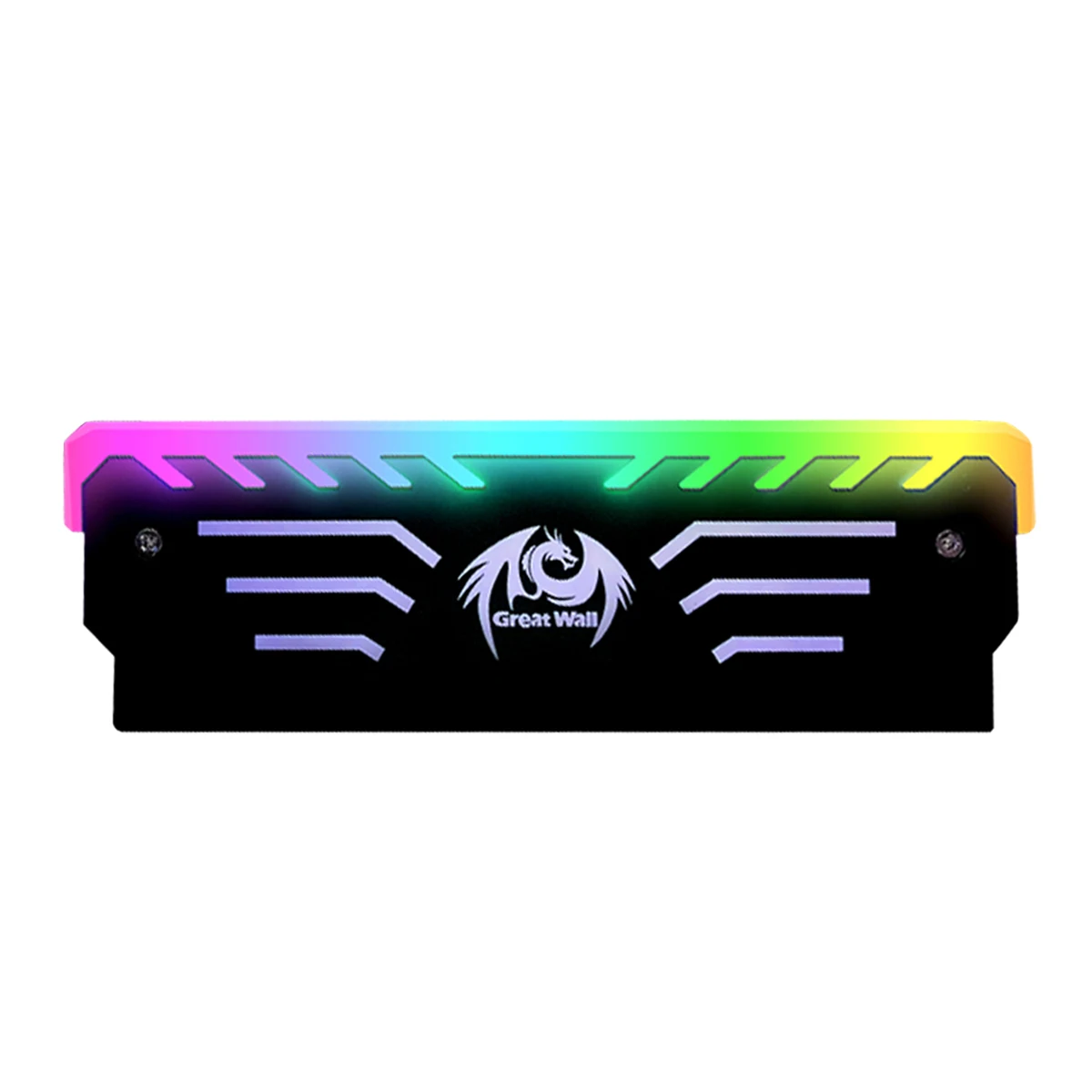 2 шт. 3 pin ram RGB Memory светодиодный светильник 256 цветов алюминиевый кулер с эффектом теплоотвода охлаждение для DIY PC Игры DDR3 DDR4