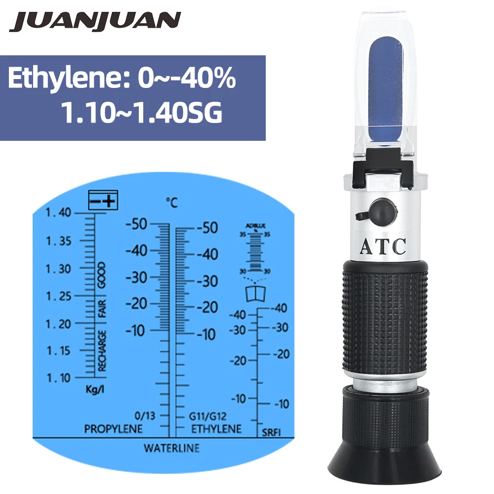 AMTAST Hand Held DEF AdBlue Refractometer Tester for Urea Concentration in Diesel Exhaust Fluid Aqueous Urea Solution with ATC