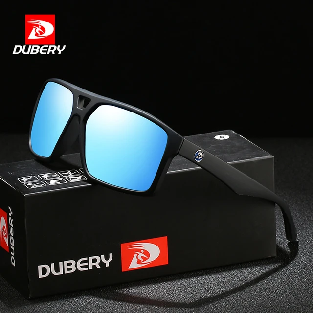 DUBERY Vintage Sunglasses Polarized Men's Sun Glasses For Men Driving Black  Square Oculos Male 8 Colors Model D009 - AliExpress