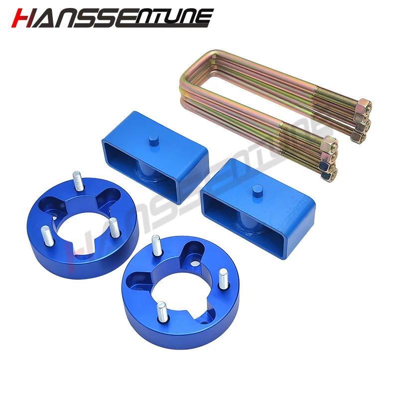 

HANSSENTUNE 4x4 Suspension 2.5" Front Coil Spring Spacers and 2" Rear Block Leveling Lift Kit For Pickup Navara D40 2005-2014