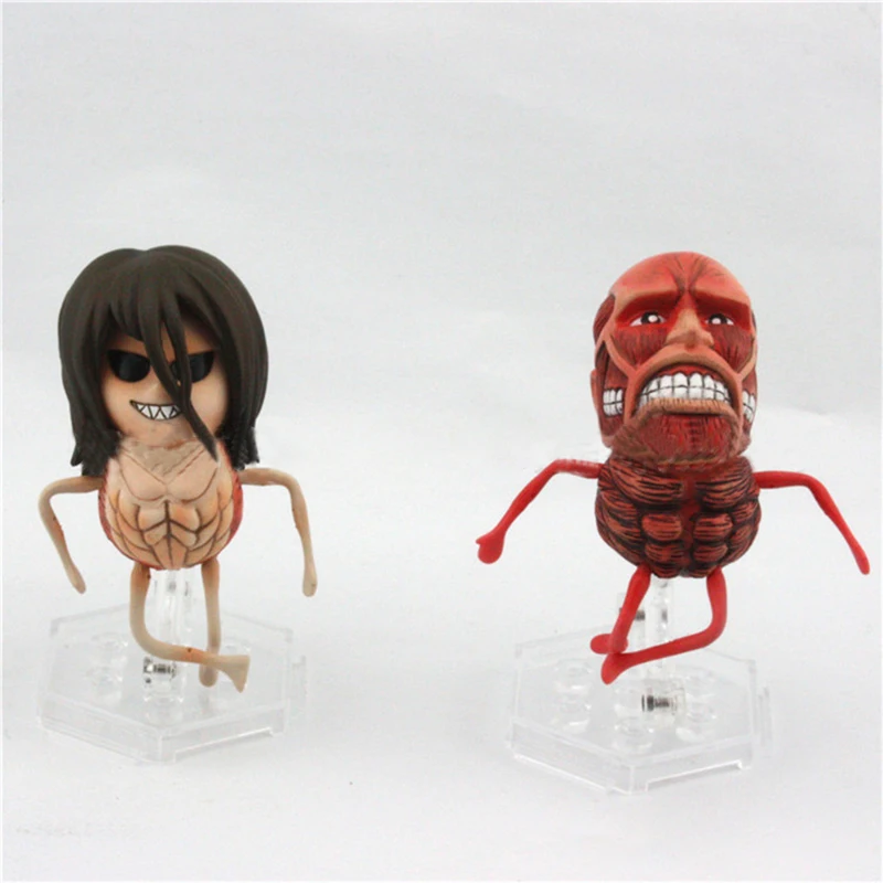 Clássico comic anime figura ataque em titan eren jaeger titan vinil figura de ação collectible pvc modelo brinquedo