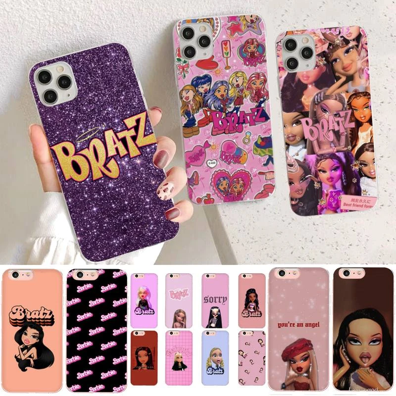 YNDFCNB Fashion Brand Doll Bratz Luxury Phone Case for iPhone 11 12 pro XS MAX 8 7 6 6S Plus X 5S SE 2020 XR case iphone 7 case