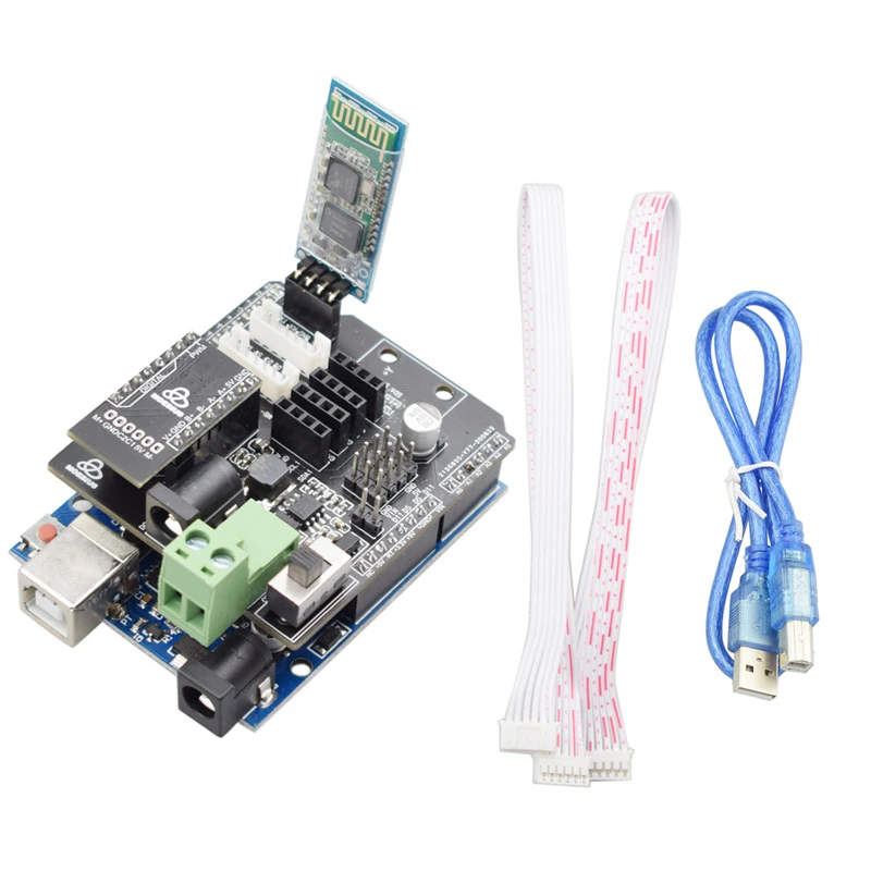HC 06 Bluetooth APP контроллер со скетчем UNO R3 для Arduino TB6612 мотор драйвер платы 2 колесные