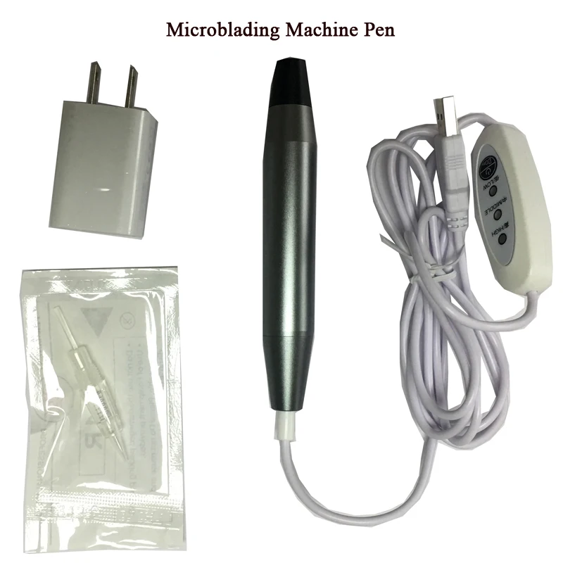 

1pc Professional Permanent Makeup Tattoo Machine Aluminium Alloy Microblading Digital Machine Pen for Eyebrow Eyeliner Lip