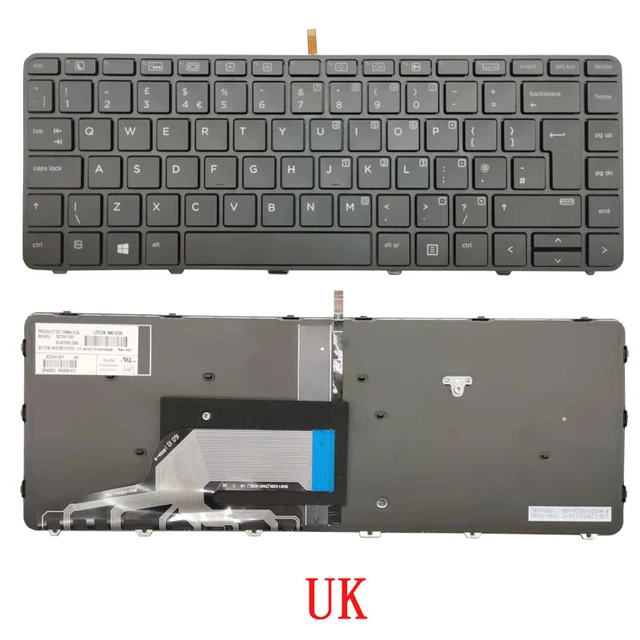 New UK For HP ProBook 440 G3 430 G4 440 G4 Laptop Keyboard With Back Light  822341-031 6037b0114703 - AliExpress