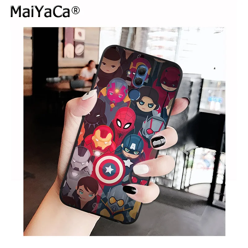 MaiYaCa фильма «Дэдпул»; рубашки Железный человек Марвел Мстители чехол для телефона с логотипом для Huawei mate 10 20 Lite 20X Коврики 20 10 Pro Коврики 9 Nova3 3i - Цвет: A5