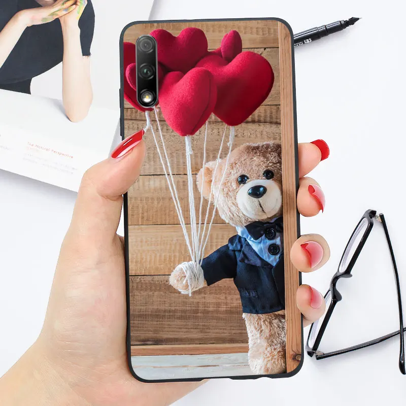 Для huawei Honor 8X чехол глянцевый яркий силиконовый бампер Honor 9X 8A 8C 8S 8X задняя крышка чехол s - Цвет: xx6