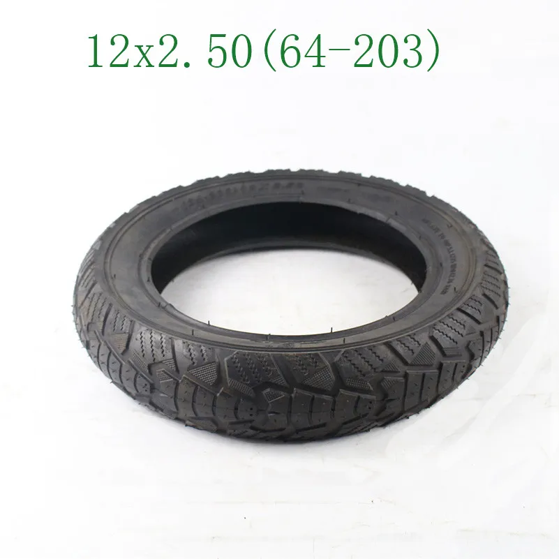 outer tyre 12x2,50(64-203) пневматическое колесо шины высокого качества 12 дюймов, электровелосипед внутренние и внешние шины 12*2,50 шины - Цвет: outer tyre