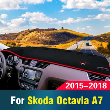 

Car Dashboard Avoid Light Pad Instrument Platform Cover Mat Carpets For Skoda Octavia A7 2015 2016 2017 2018 2019 Accessories