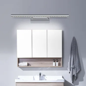 

LED Wall Light Stainless Steel Body AC100-240V Led Mirror Lamp fixtures LED Washroom Wall Lamp with switch