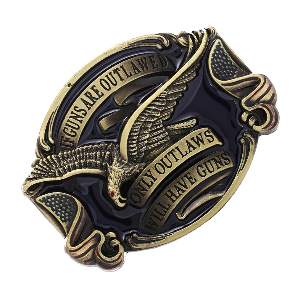 Running Horse Belt Buckle - Roaring Eagle - Western Cowboy Rodeo Belt Buckles for Men and Women Gift for man boy friend father