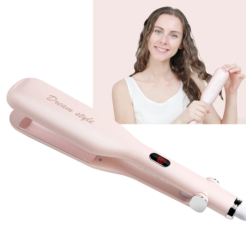Electric Hair Curler Curling Iron Professional Ceramic Hair Waver Curling  Tongs Big Wave Hair Crimper Iron Curly Styler Tools|Curling Irons| -  AliExpress