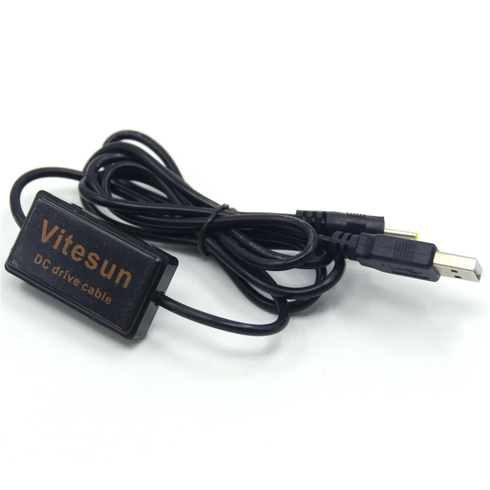 5V DC Power bank USB cable supply CA-PS200 ACK800 CA-PS800 for Canon A550 A200 A300 A400 A470 A430 A580 A520 A530 A720 E1 A590