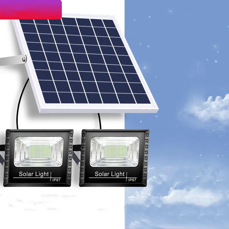 US $39.00 Solar Lamp Refletor Waterproof One Plus Two Household Courtyard Street Light Modern