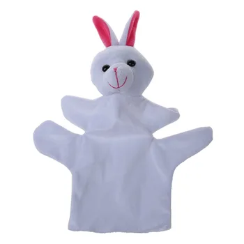 

Cute Baby Child Zoo Farm Animal Hand Sock Glove Puppet Finger Sack Plush Toy NewModel:Rabbit