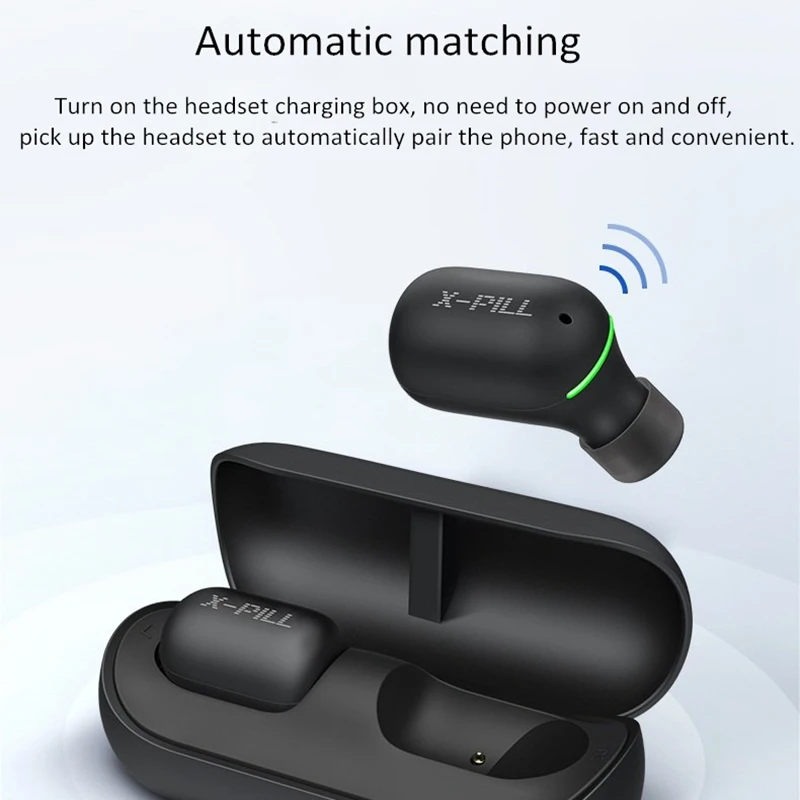 Беспроводные bluetooth наушники CLAITE A2 TWS, Автоматическое Сопряжение, наушники Smart Touch Mini, портативная IPX5, водонепроницаемая Спортивная гарнитура с микрофоном