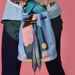 TANTO 2019 модная оригинальная холщовая Женская Ручная сумка через плечо с набивным ремнем широкий рюкзак с тесьмой Новинка