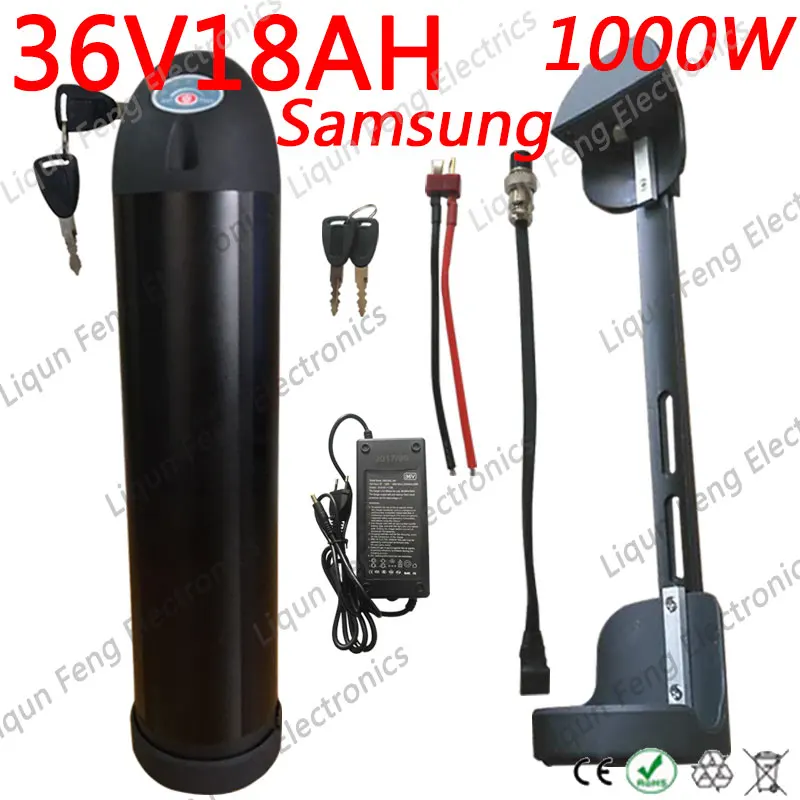 36V 500W 1000 W фара для электровелосипеда в Батарея пакет е байка 36В 18AH Электрический