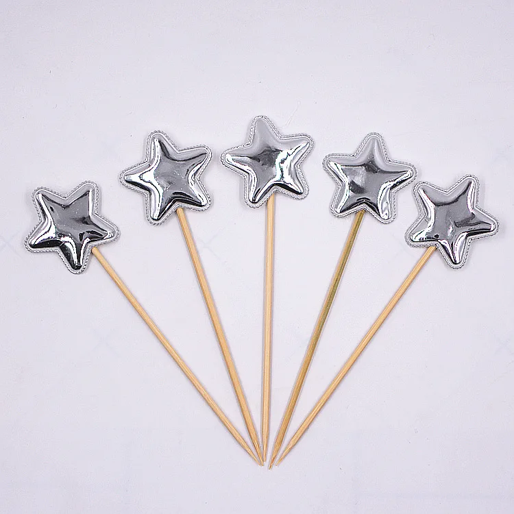 Description Picture 4 of itemLovely Birthday Cake Toppers Heart Star Crown Baby Shower Cake Flags Kids Girl Boy Birthday Wedding Party Cake Decor
