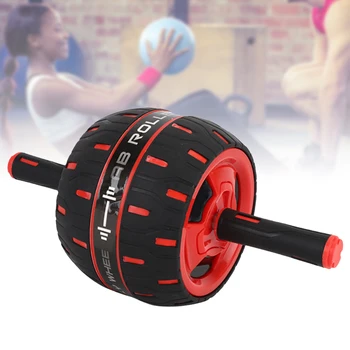 

Muscle Trainer Ab Wheel Roller TPR Home Gym Fitness Exercise Automatic Springback Fat Burning Sports Equipment Body Building