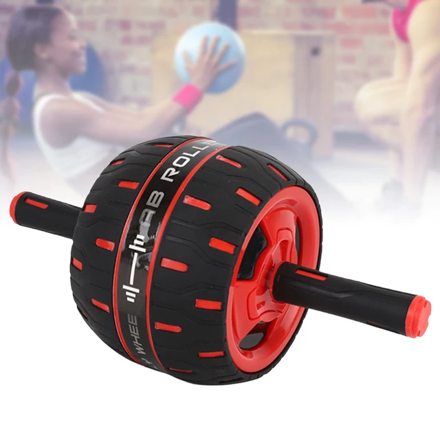 US $25.23 Muscle Trainer Ab Wheel Roller TPR Home Gym Fitness Exercise Automatic Springback Fat Burning Sport