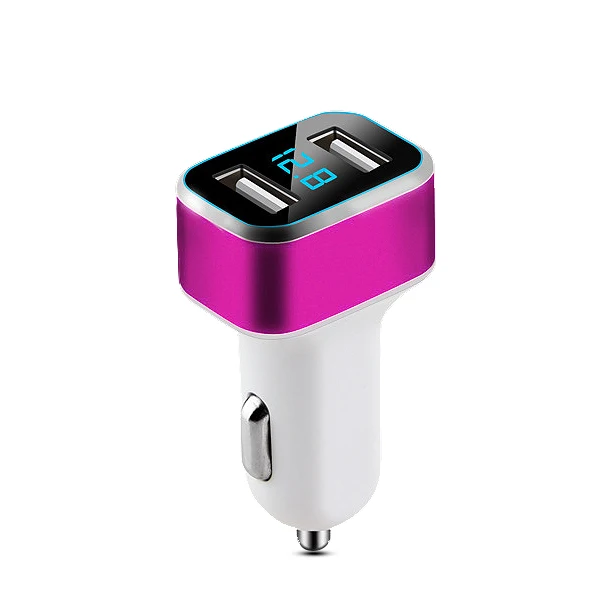 C-red CBAOOO Универсальное USB Автомобильное зарядное устройство для мобильного телефона планшет gps быстрое зарядное устройство автомобильное зарядное устройство двойной USB Автомобильное зарядное устройство адаптер в автомобиле - Тип штекера: C-red