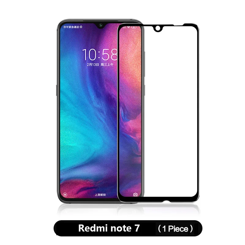 SmartDevil пленка из закаленного стекла для Xiaomi Redmi Note 7 8 Pro HD защитная пленка для экрана Redmi note 8 7 8 pro Полное покрытие стекла - Цвет: Redmi note 7