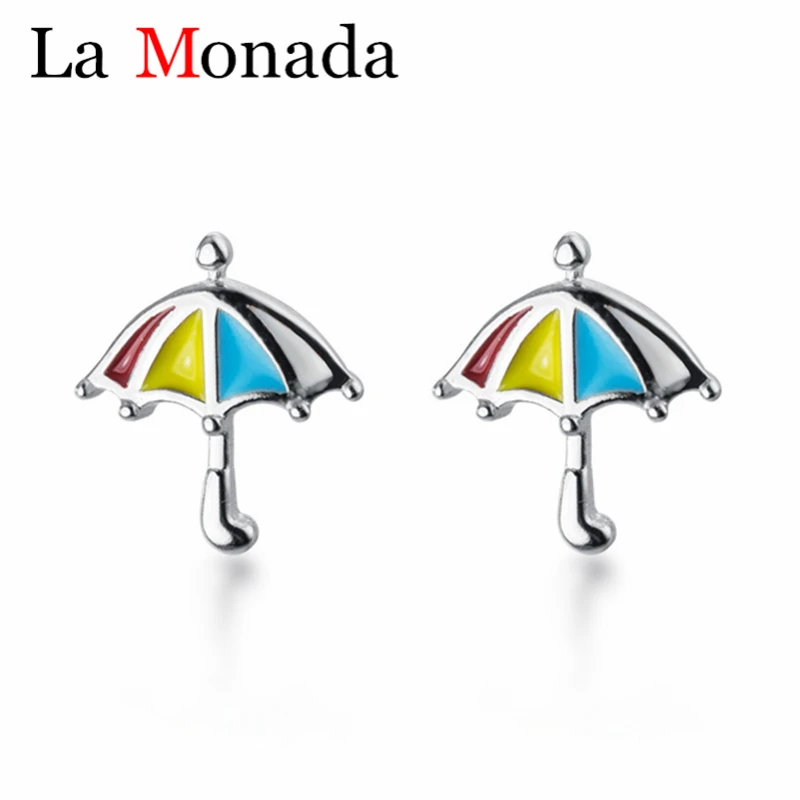 Girls Lemon Colorful Ear Studs 925 Sterling Silver