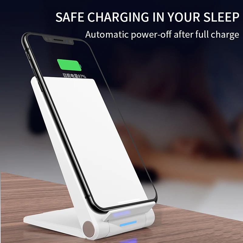 

iHaitun Qi Multi 15W Quick Charge 4.0 Phone Holder Wireless Charger For Car Wireless Charging Dock Station Pad For iPhone Xiaomi