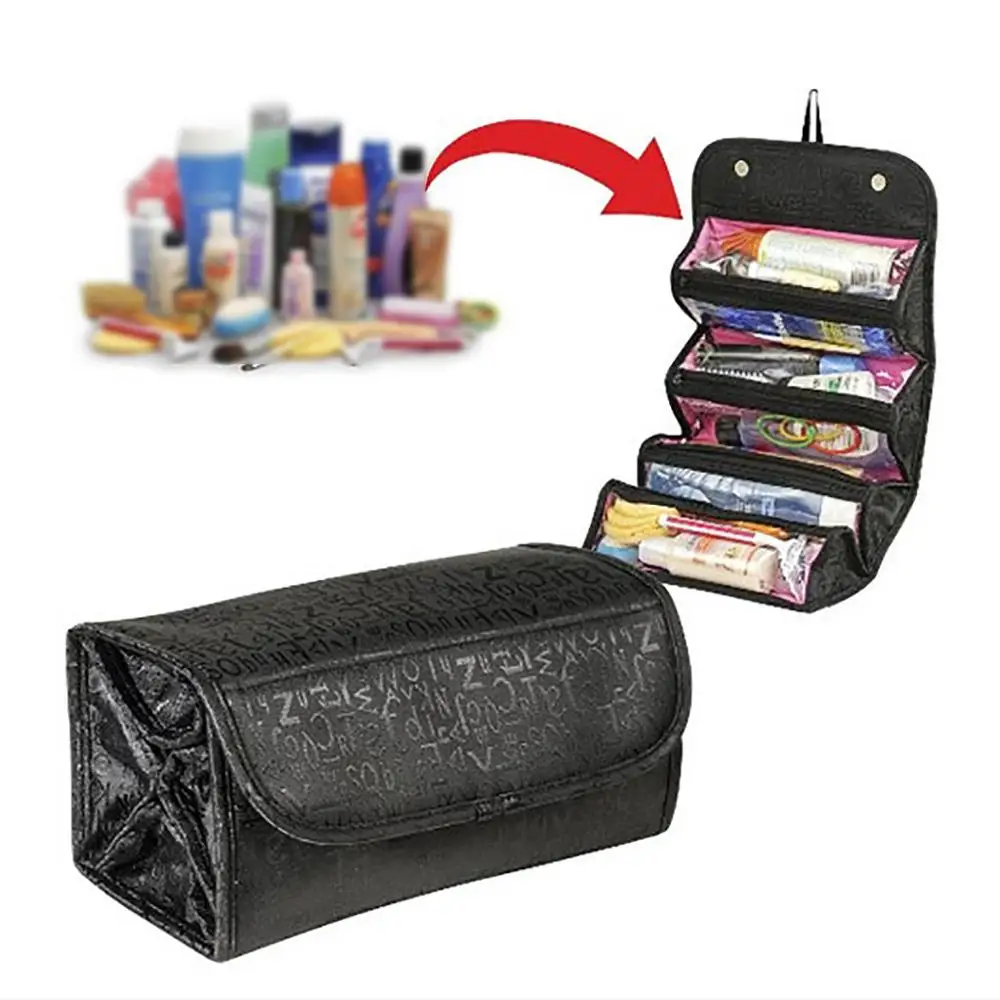 Fashion Portable makeup bags Full Set Multifunction Washable Travel cloth Makeup Cosmetic Storage b